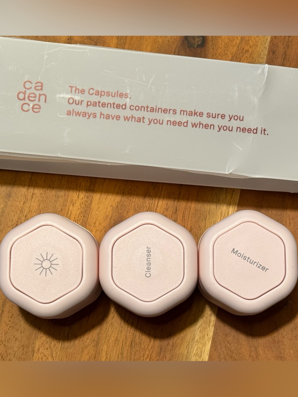 Cadence Medium Travel Capsule Set - Cleanser & Moisturizer Set